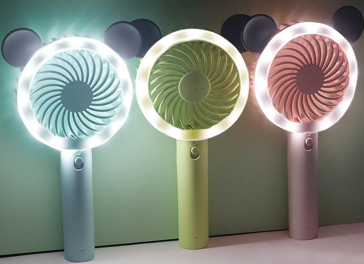 Hand-held electric fan 04